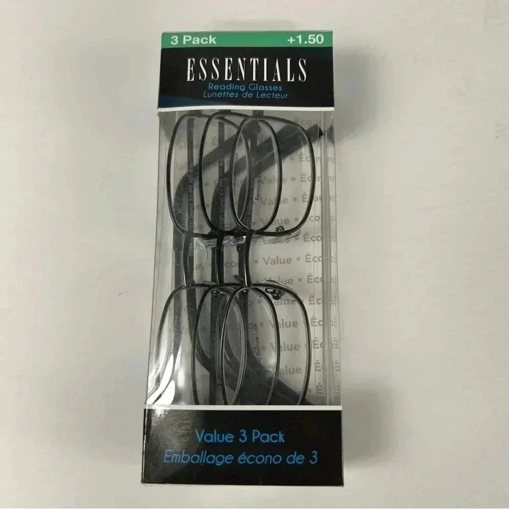 New Lot of three reading  glasses +1.50